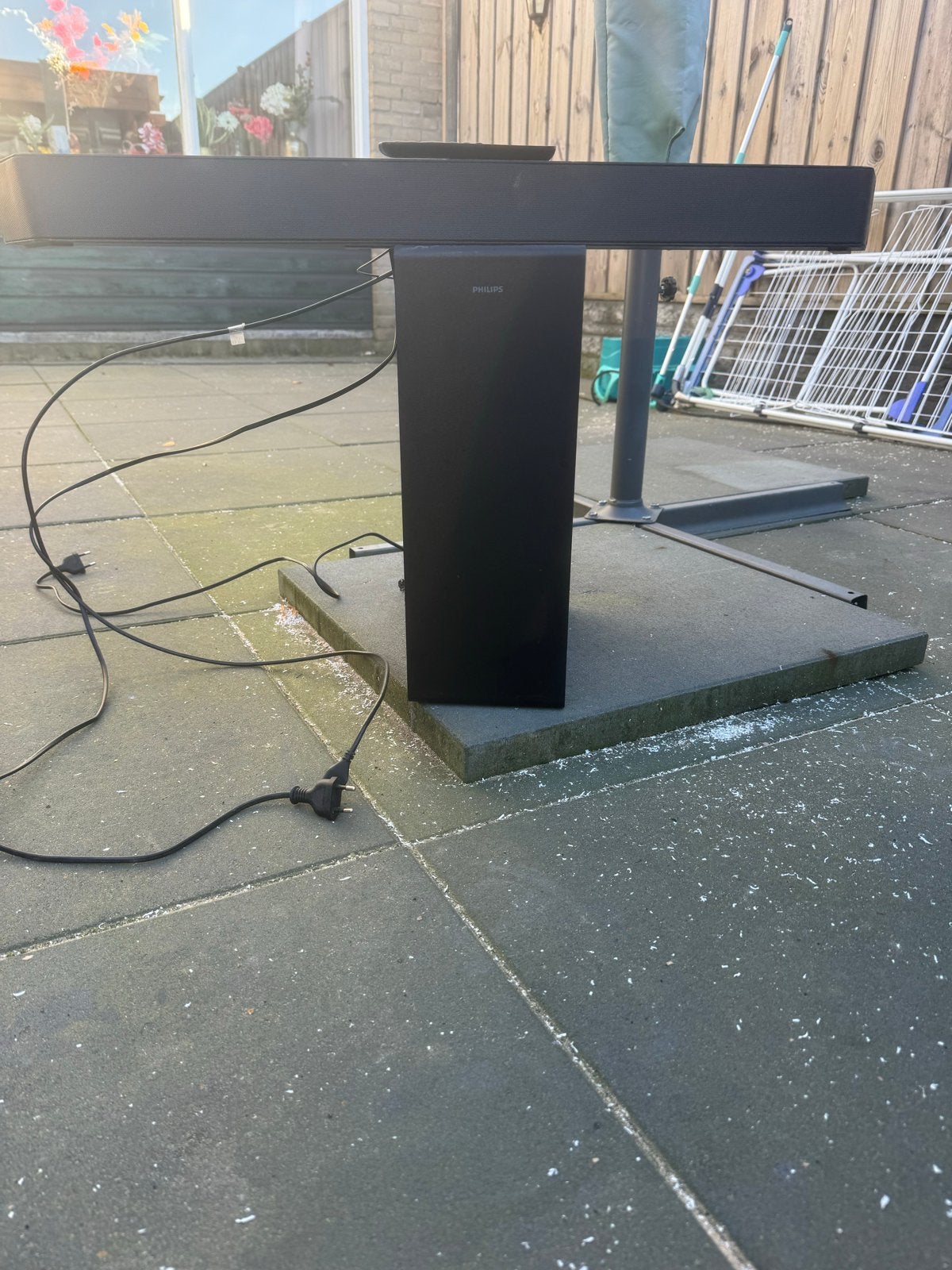Philips Soundbar met Subwoofer, Audio, Tv en Foto, Ophalen, Met externe subwoofer, Gebruikt