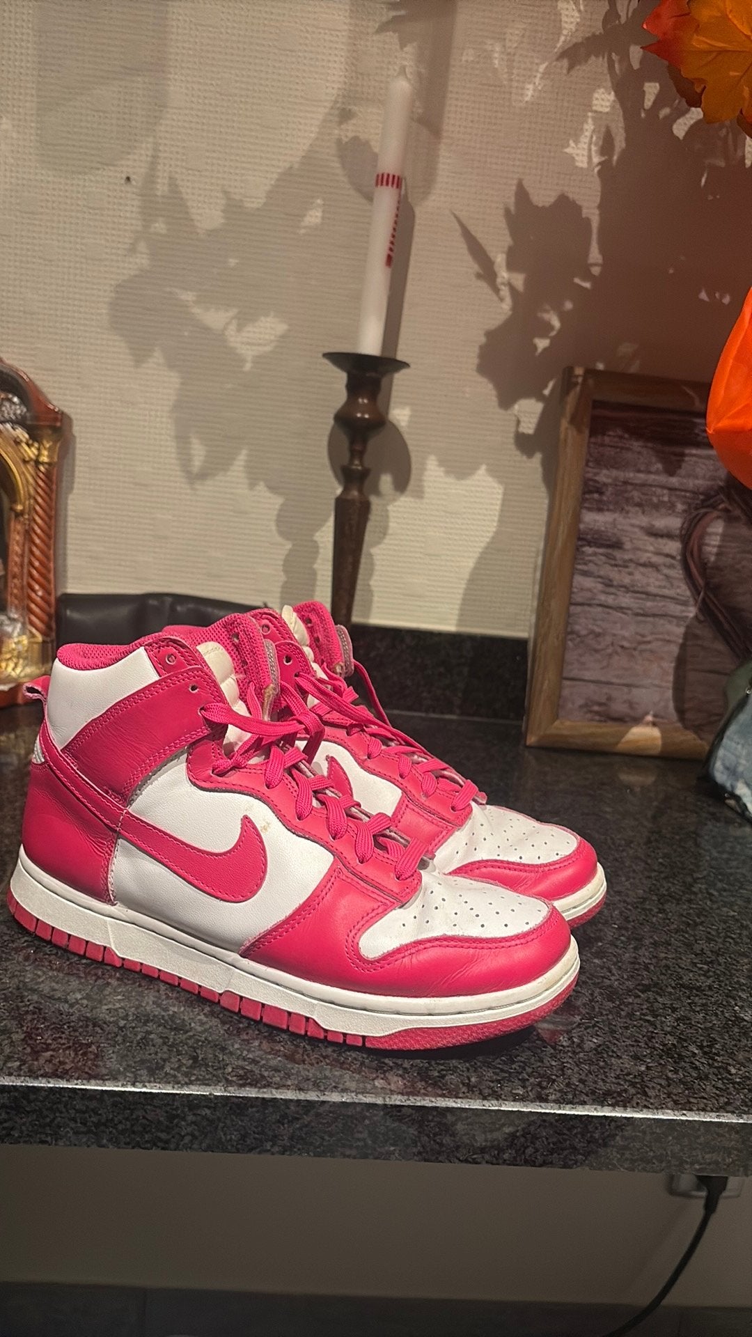 Roze nikes, Ophalen of Verzenden, Zo goed als nieuw, Roze, Sneakers of Gympen