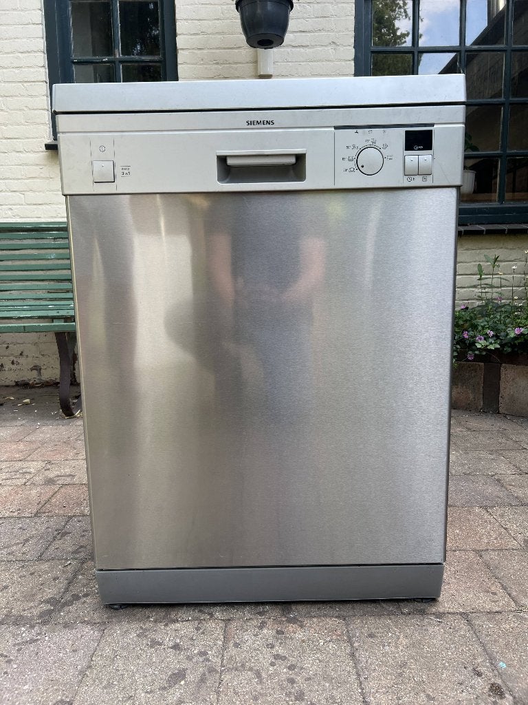 Siemens RVS Vaatwasser – Vrijstaand – Type SL15N1S, Ophalen, Zo goed als nieuw, Vrijstaand, 85 tot 90 cm