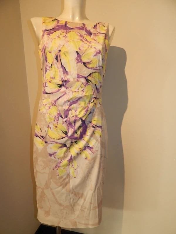 Karen Millen chique jurk open rug met kant cocktail 40