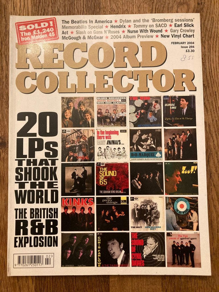 Record Collector 294 Beatles British R&B Jimi Hendrix NWW, Ophalen of Verzenden, Gelezen, Muziek, Film of Tv