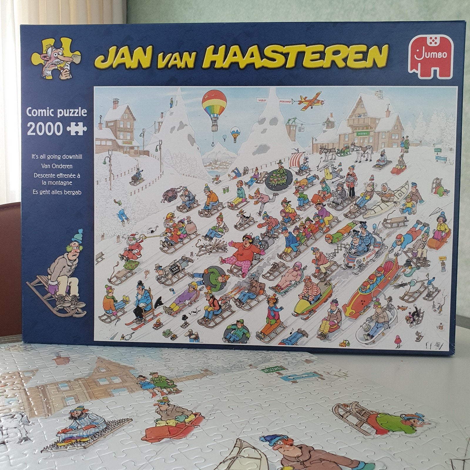 van haasteren /van onderen, Hobby en Vrije tijd, Denksport en Puzzels, Ophalen of Verzenden, Meer dan 1500 stukjes