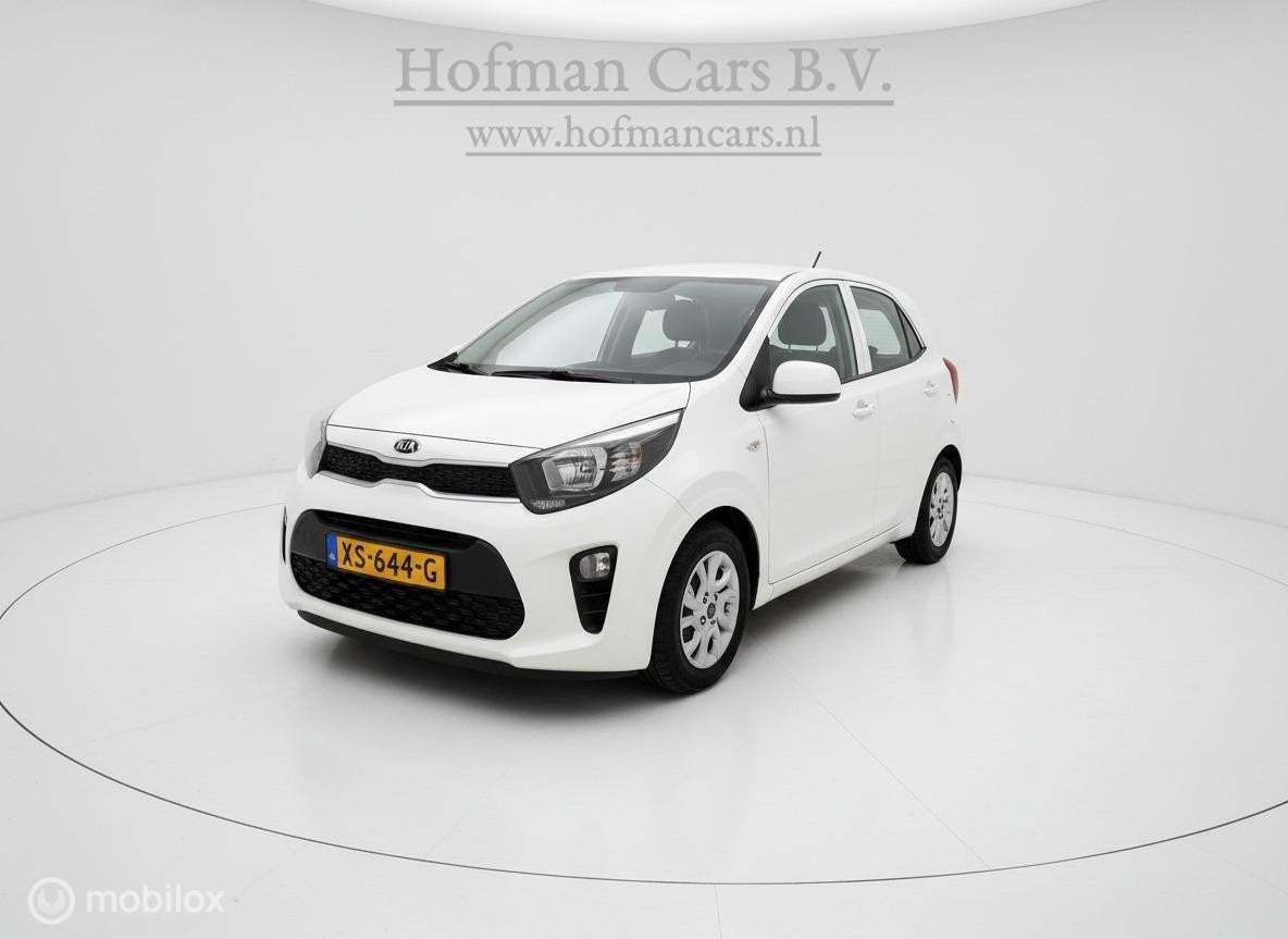 Kia Picanto 1.0 CVVT EconomyLine | NAP | Nederlandse Auto |, Voorwielaandrijving, Stof, Gebruikt, Wit