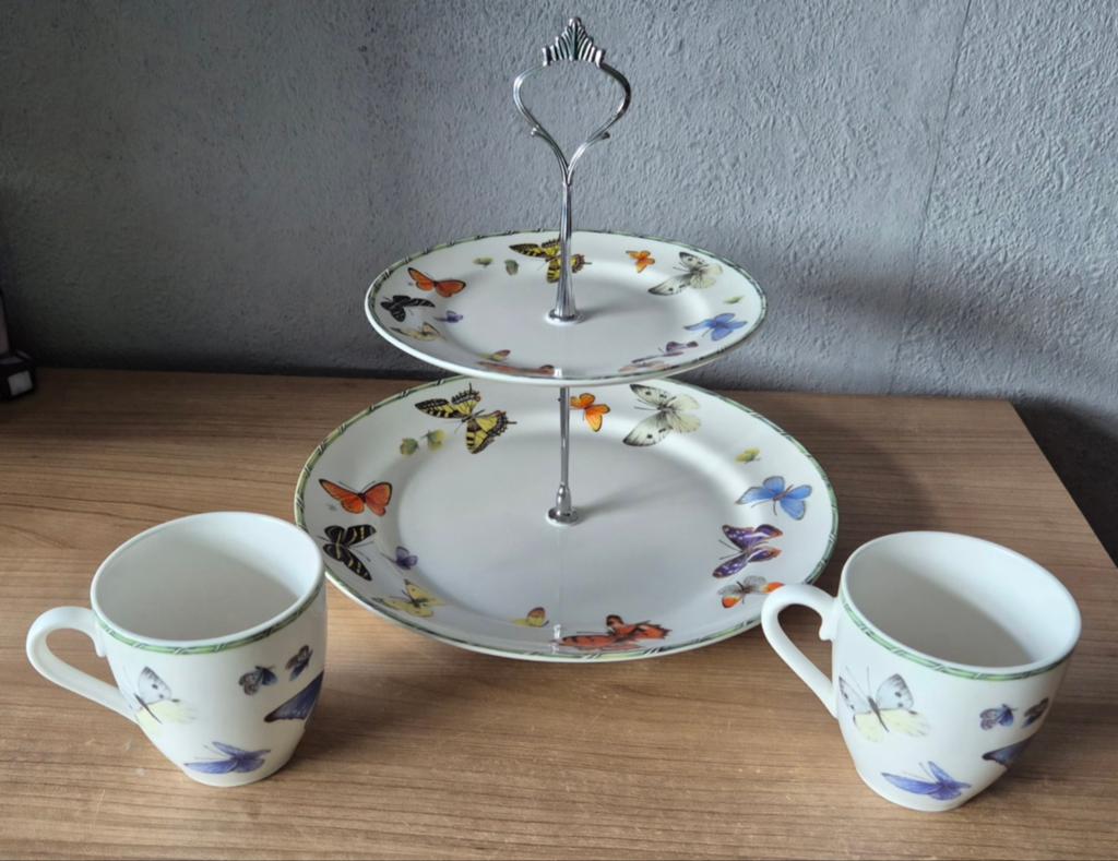 Janneke Brinkman Vlinders, Huis en Inrichting, Keuken | Servies, Ophalen, Zo goed als nieuw, Porselein