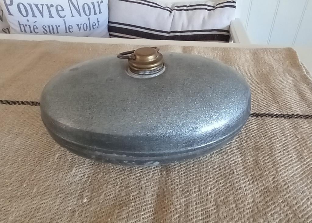 Vintage metalen kruik - Zink, Ophalen of Verzenden