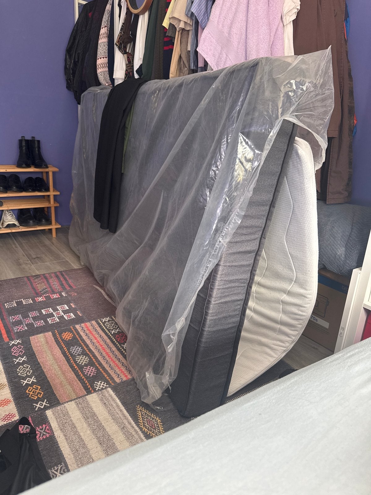 Leenbakker matras 120x200 cm met topper, moet vandaag weg, Huis en Inrichting, Ophalen, Gebruikt, Twijfelaar, 200 cm