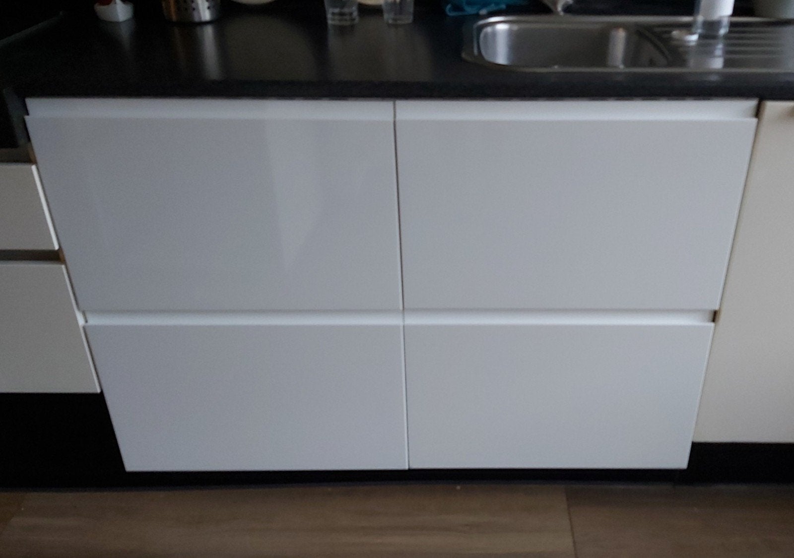 4x IKEA onderkast met lades wit, Huis en Inrichting, Ophalen, Gebruikt, Wit, 50 tot 100 cm