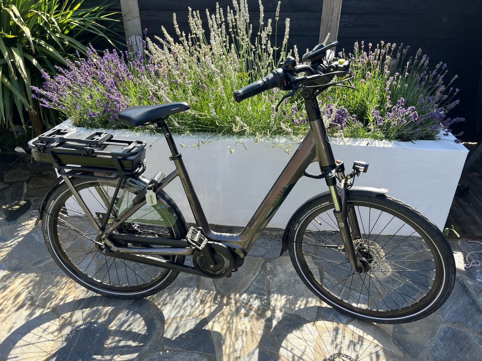 Huyser Marano elektrische damesfiets in nieuwstaat, Fietsen en Brommers, Zo goed als nieuw, 47 tot 51 cm, 50 km per accu of meer