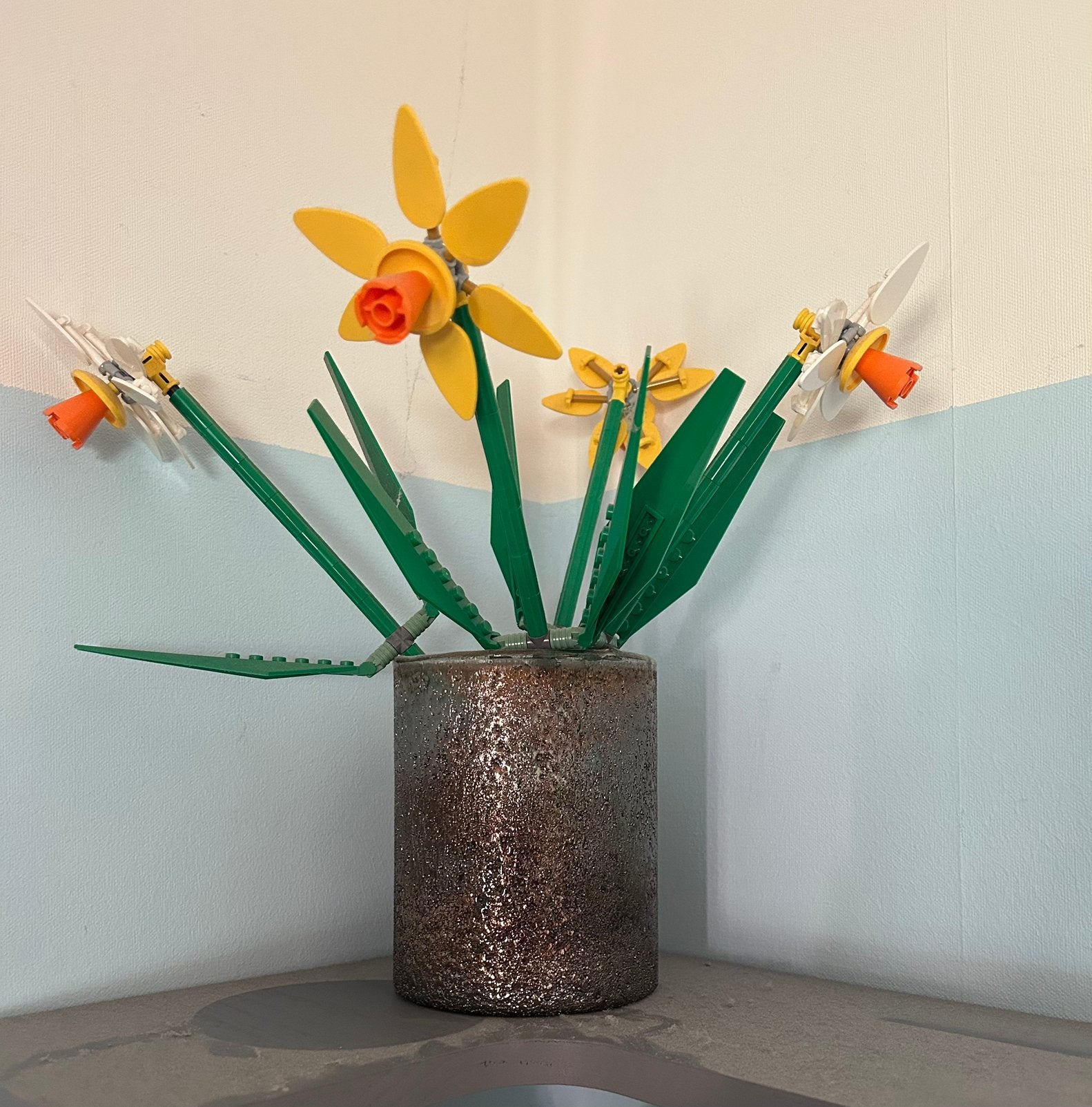 Kleine bloempot, voor cactus bijvoorbeeld of zadjes., Rond, Ophalen of Verzenden, Aardewerk, Binnen