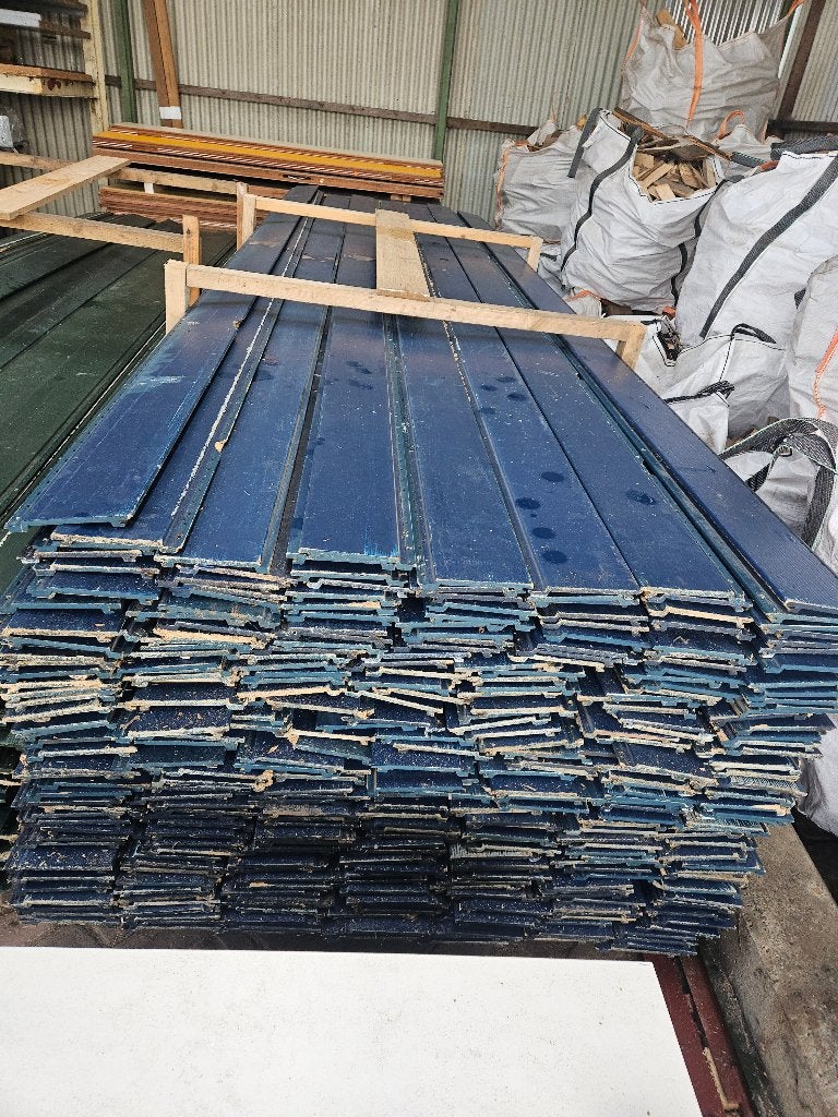 Partij werzalit colorpan gevel bekleding planken ( 193 ), Doe-het-zelf en Verbouw, Hout en Planken, Ophalen, Minder dan 25 mm