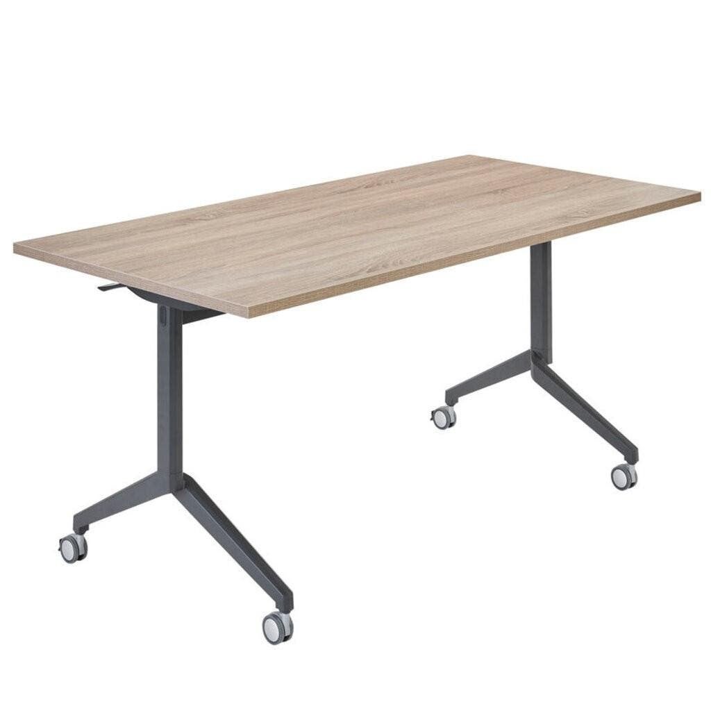MN HQ Verrijdbare en Inklapbare Tafel, Overige stijlen, Zwart, 160 cm, MN
