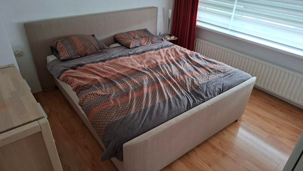 Boxspring Pullman L=200 B=180, Ophalen, Zo goed als nieuw, Tweepersoons
