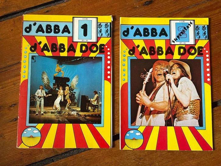 ABBA D'ABBA DOE Boekjes & Popfoto Bijlage, Boeken, Ophalen of Verzenden, Gelezen, Artiest