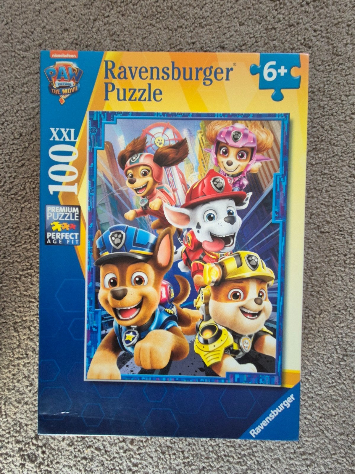 Paw patrol puzzel, Ophalen, Meer dan 50 stukjes, Zo goed als nieuw, 4 tot 6 jaar