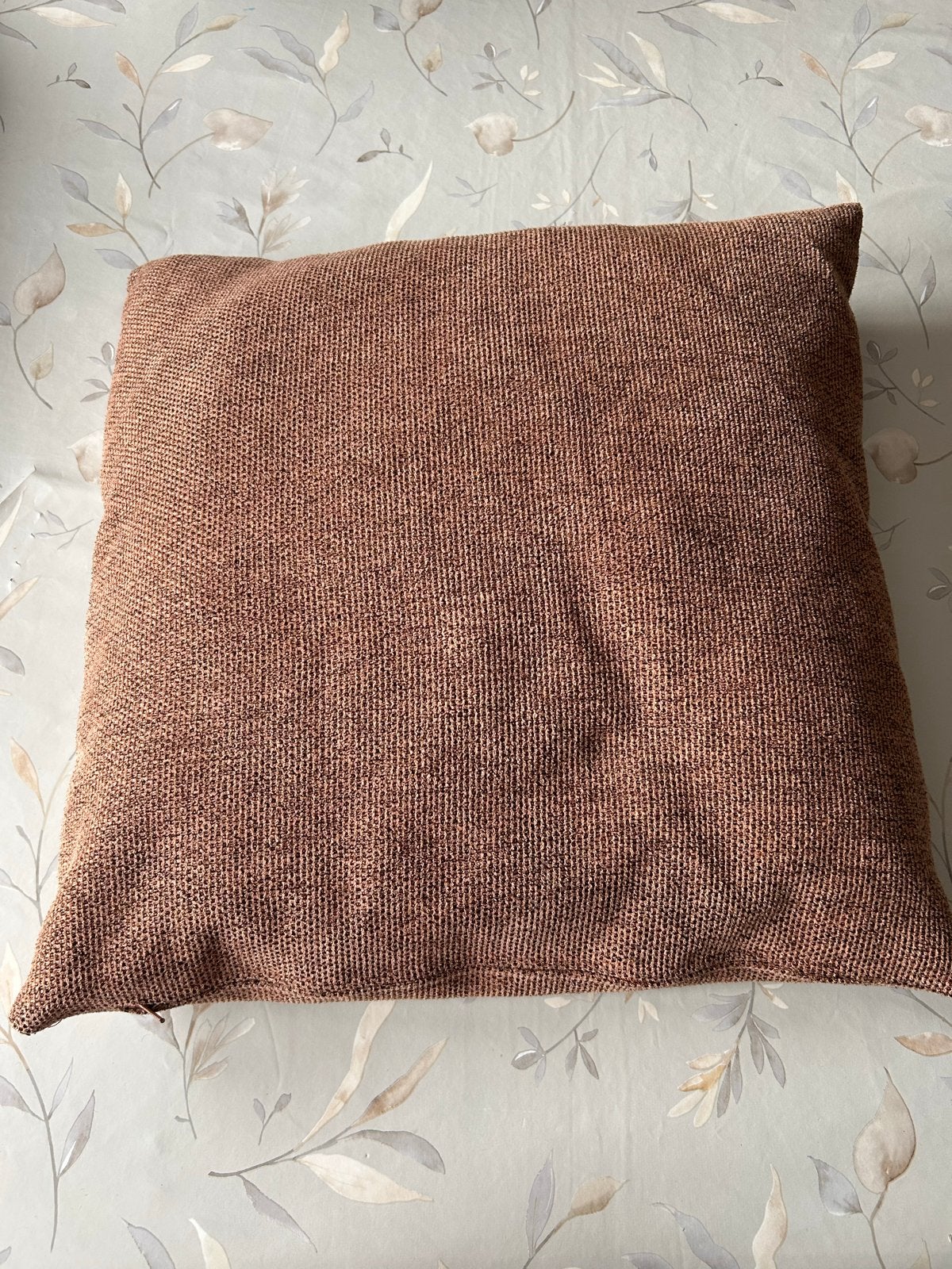 Sierkussen 45x45cm terra kleur, Ophalen, Gebruikt, Vierkant, Oranje