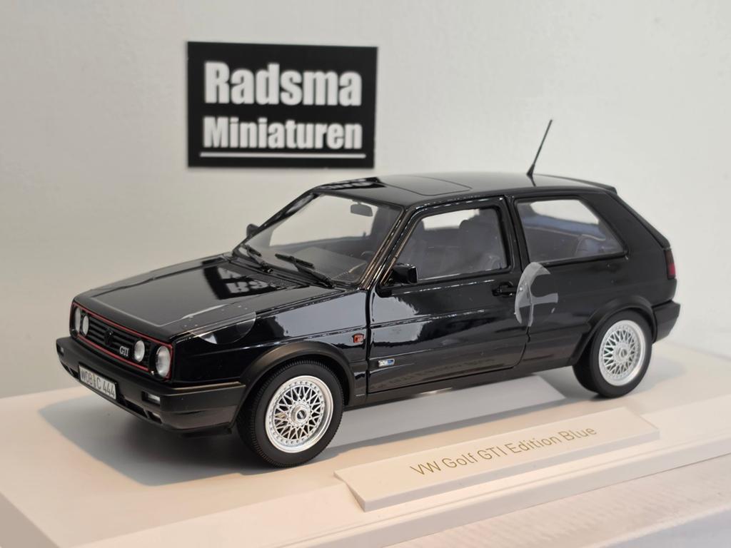 Volkswagen golf 2 Gti " Edition blue " 1:18 Norev, Auto, Nieuw, Norev, Ophalen of Verzenden