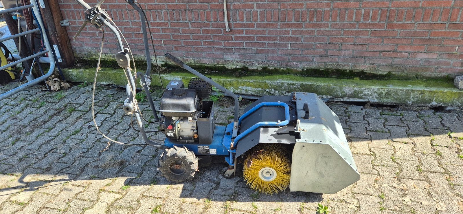 Scheppach veegmachine, Tuin en Terras, Ophalen, Gebruikt, Scheppach