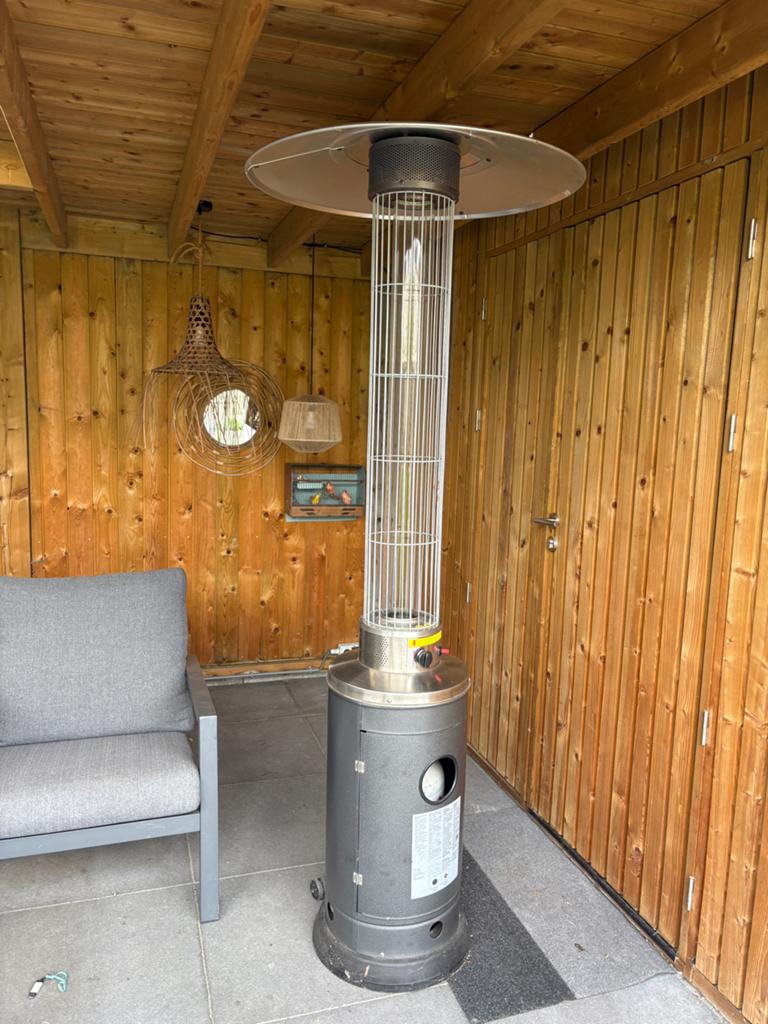 Zgan Eurom Flameheater Terrasverwarmer - sfeervol en warm, Ophalen, Gebruikt, Gas, Vloer
