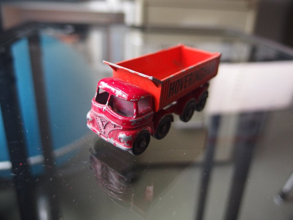 Matchbox Hoveringham Tipper/kiepwagen no 17 (1964-1968), Ophalen of Verzenden, Gebruikt, Bus of Vrachtwagen