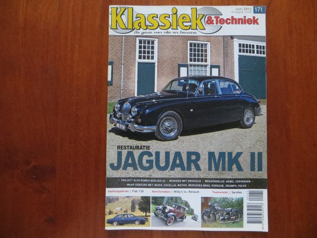 Klassiek & Techniek 171 Jaguar MkII, Fiat 130 Sedan en Coupé, Ophalen of Verzenden, Nieuw, Overige merken