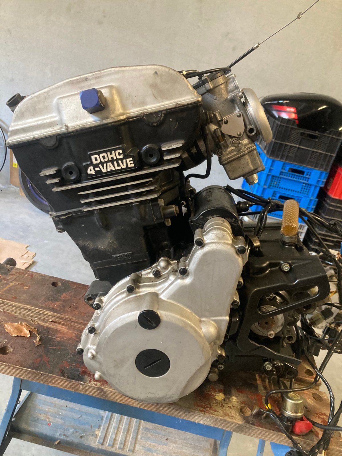 Kawasaki KL R 650 blok, Ophalen, Gebruikt