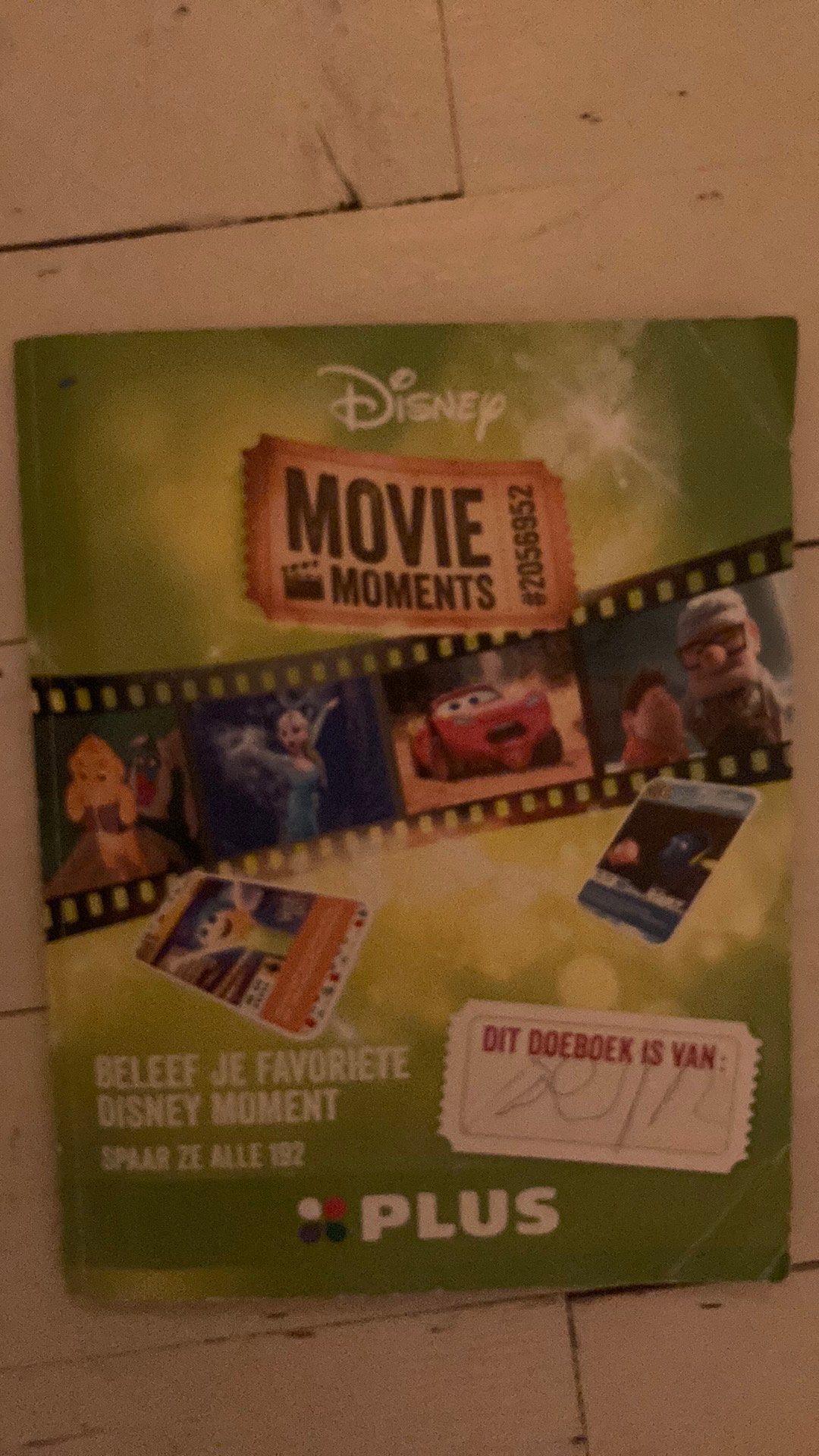 Oud plus disney movie moments verzamelboek helemaal vol, Ophalen of Verzenden, Overige figuren, Gebruikt, Overige typen