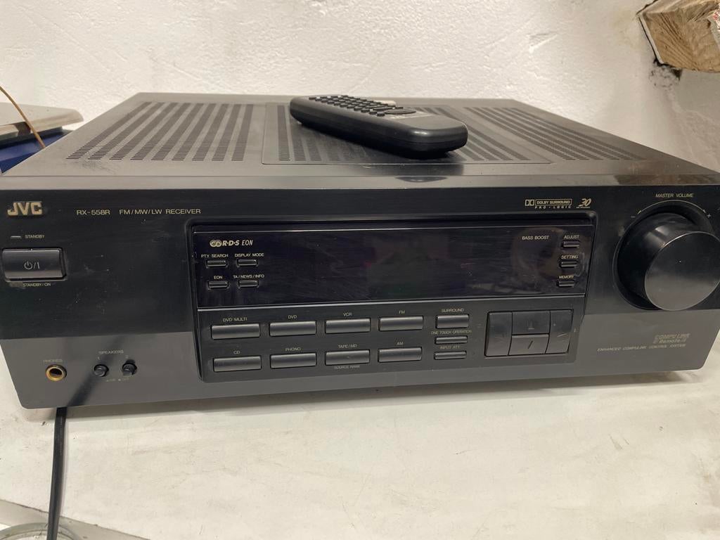 JVC RX-558R FM/MW/LW Receiver - Overload melding, Ophalen of Verzenden, Gebruikt, Stereo, JVC