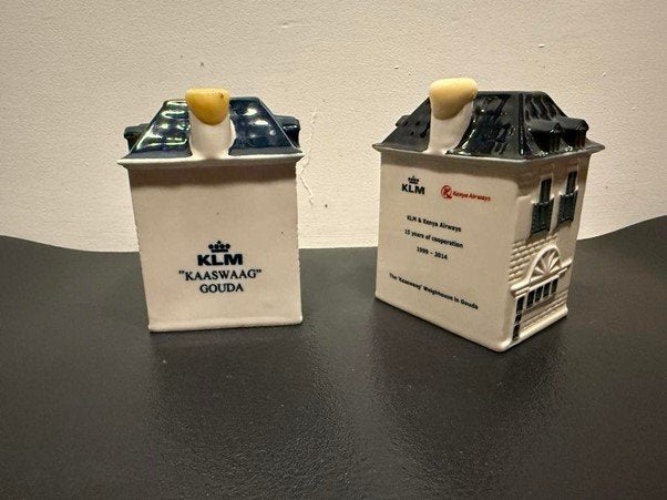 klm kaaswaag kenia, Verzamelen, KLM Huisjes, Ophalen of Verzenden, Nieuw, Paleis of Waag, Gevuld