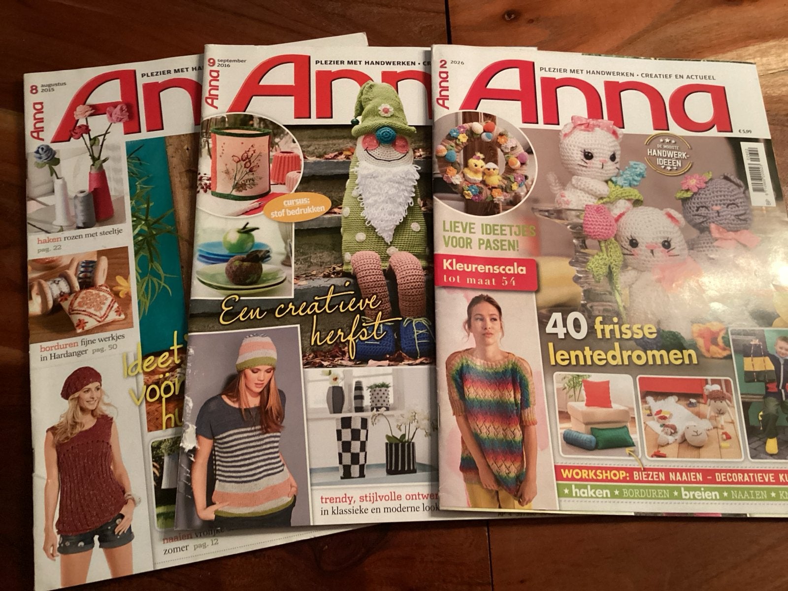 Anna Tijdschriften - Handwerk, Creatief en Actueel, Boeken, Ophalen of Verzenden, Gelezen, Overige typen