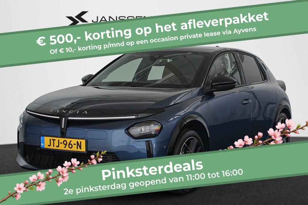 Lancia Ypsilon Edizione Limitata 51 kWh 17" Exclusive Pack R, 156 pk, Alcantara, Automatische klimaatregeling, Ypsilon