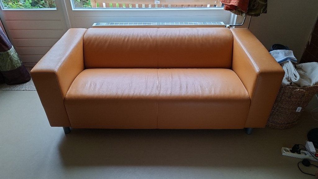 Bank, Klippan van IKEA, Ophalen, Kunststof, Gebruikt, 150 tot 200 cm