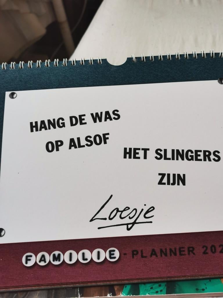 Familie planner 2023 Loesje niet gebruikt, Ophalen of Verzenden, Nieuw