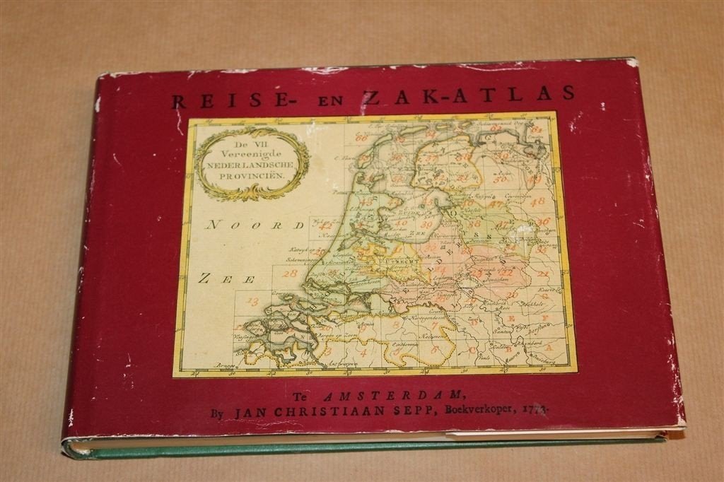 Nederlandsche Reise- en Zak-Atlas — Facsimile 74 Kaarten 177, Boeken, Gelezen, Ophalen of Verzenden, Landkaart, 1800 tot 2000