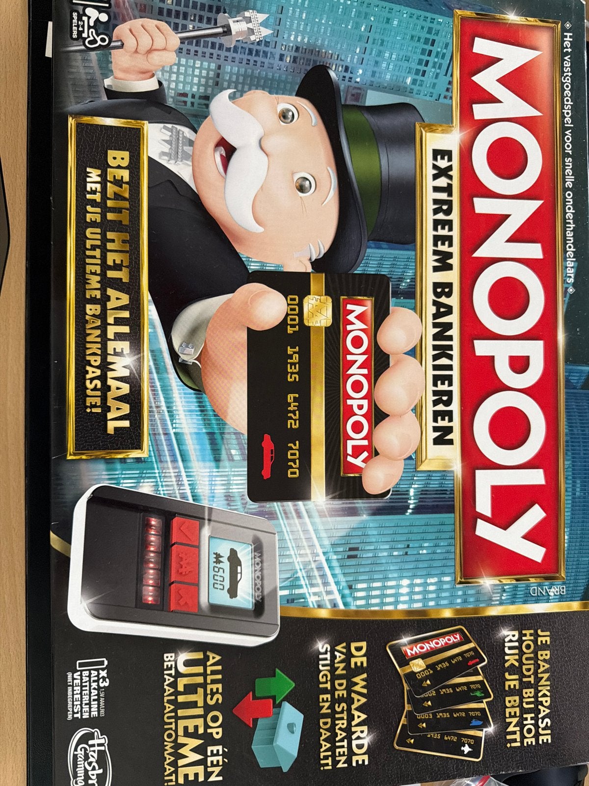 Nieuw Monopoly Extreem Bankieren - Gezelschapsspel, Hobby en Vrije tijd, Drie of vier spelers, Ophalen of Verzenden, Zo goed als nieuw
