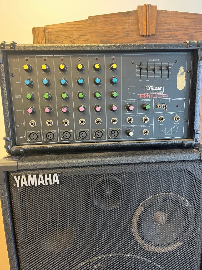 Live PA Mixer Vantage PM 1006 Yamaha Club Series Speakers, Ophalen, Gebruikt, Overige typen, Yamaha