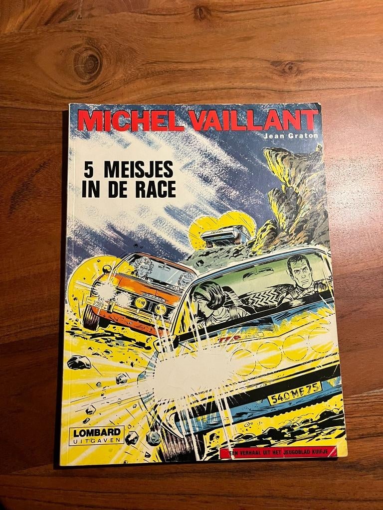 Michel Vaillant – 5 Meisjes In De Race, Boeken, Stripboeken, Eén stripboek, Ophalen of Verzenden, Zo goed als nieuw