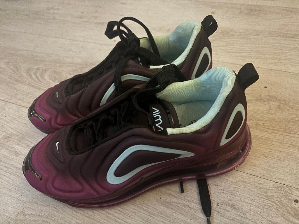 Nike Air Max 720 maat 40 paars/violet zwart kleur, Verzenden, Zwart, Nike, Sneakers of Gympen