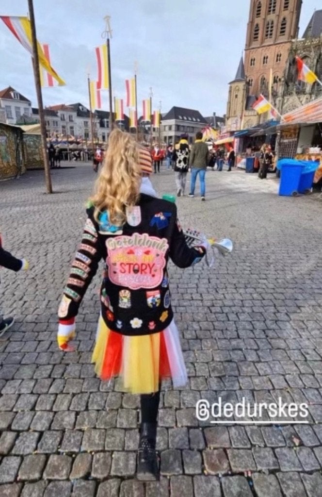 Oeteldonk (Rug) Emblemen en Pins voor Carnaval Brabant, Carnaval, Verzenden, Maat 42/44 (L), De Durskes