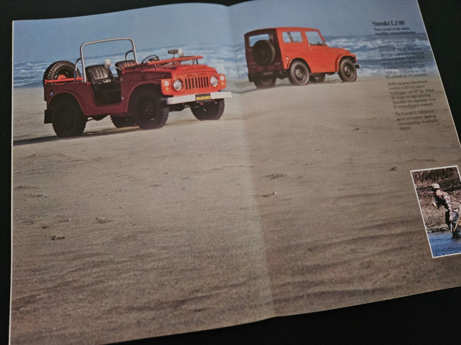 Brochure Suzuki SC 100 GX & LJ 80, Ophalen of Verzenden, Zo goed als nieuw, Overige merken