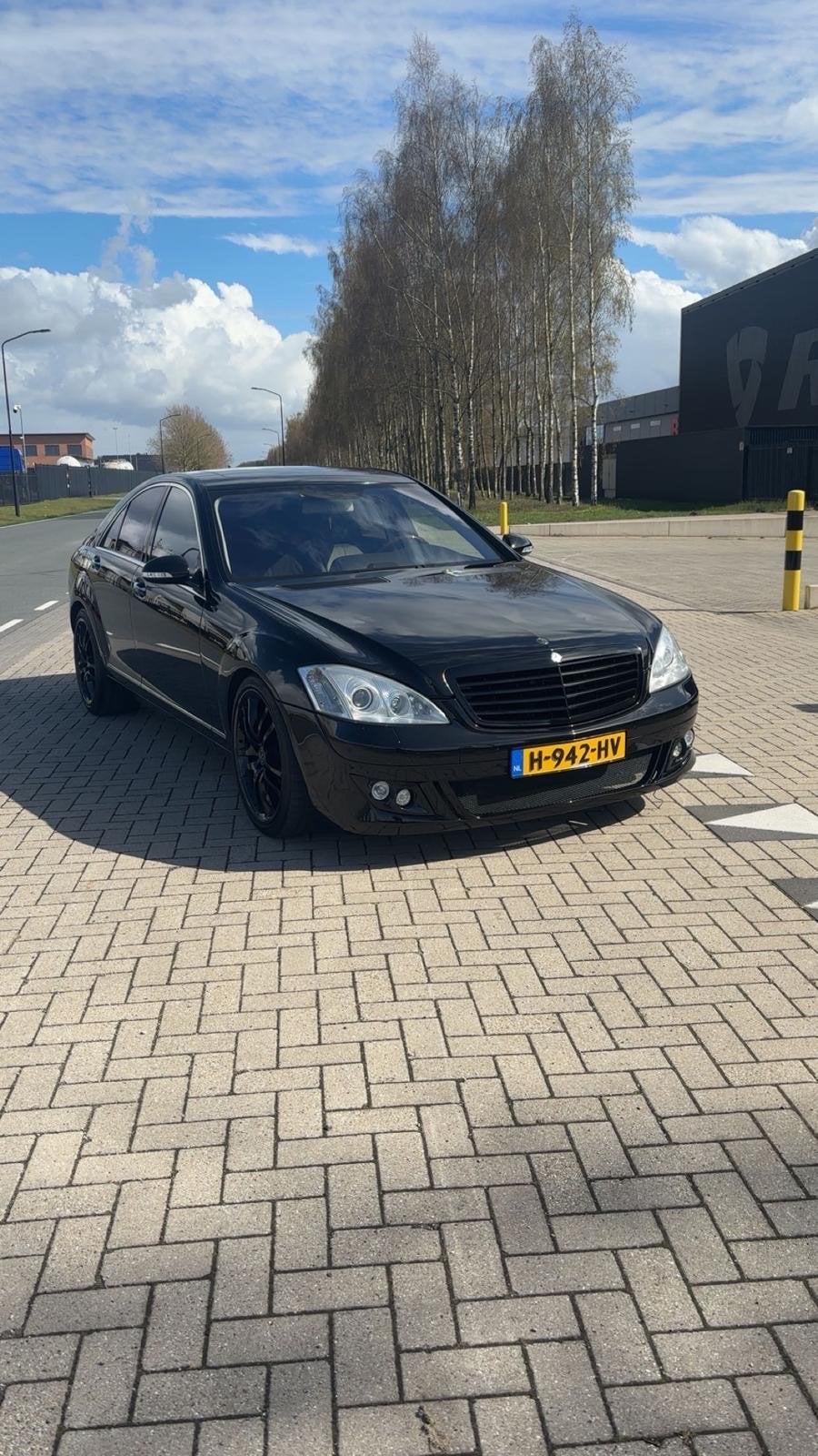Mercedes-Benz Mercedes Zwart S500 brabus uitgevoerd, Auto's, Mercedes-Benz, 388 pk, Particulier, Sedan, Geïmporteerd