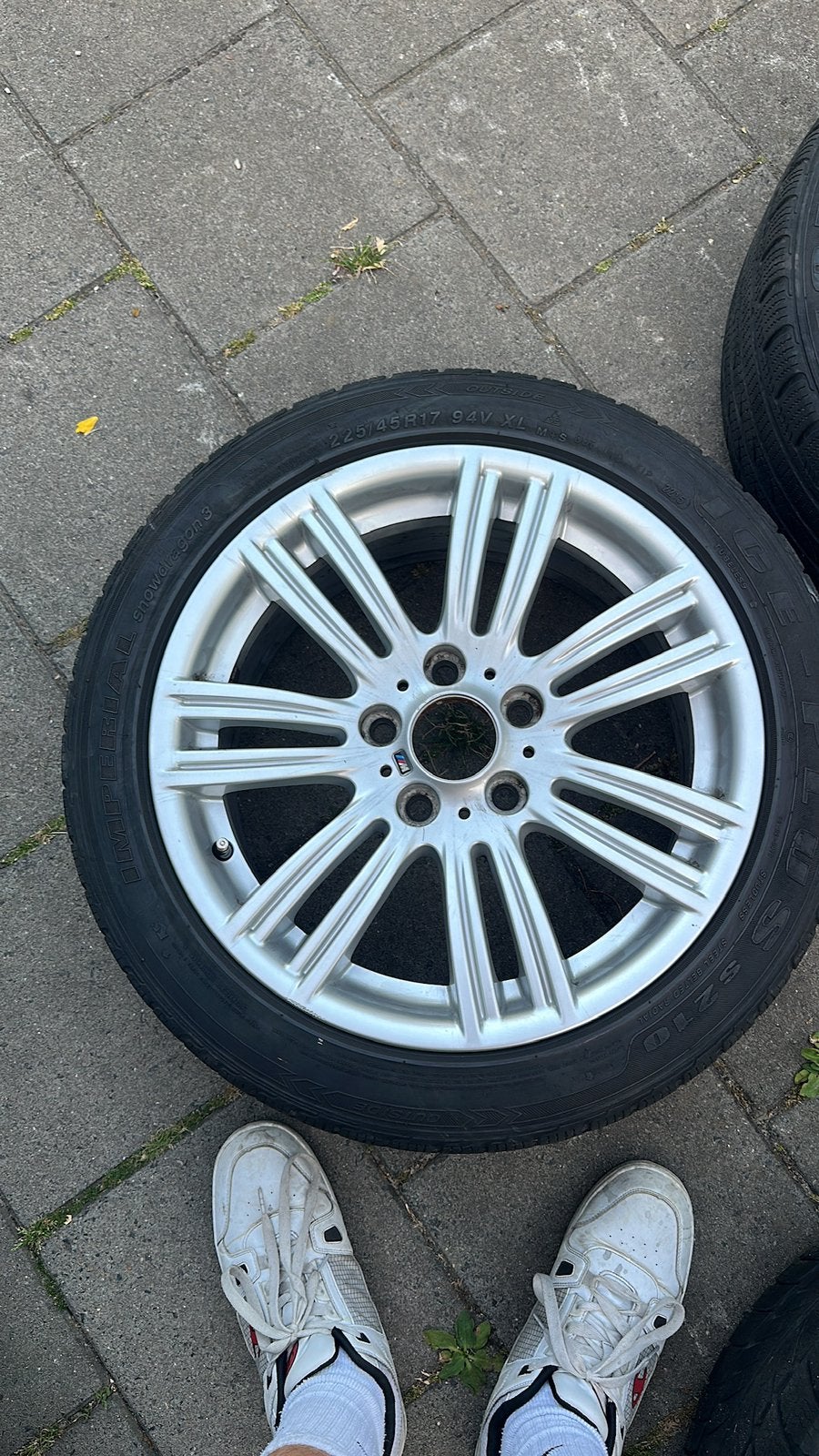BMW breedset wintervelgen 17 inch, Style 383m, ET53, Ophalen, Gebruikt, BMW