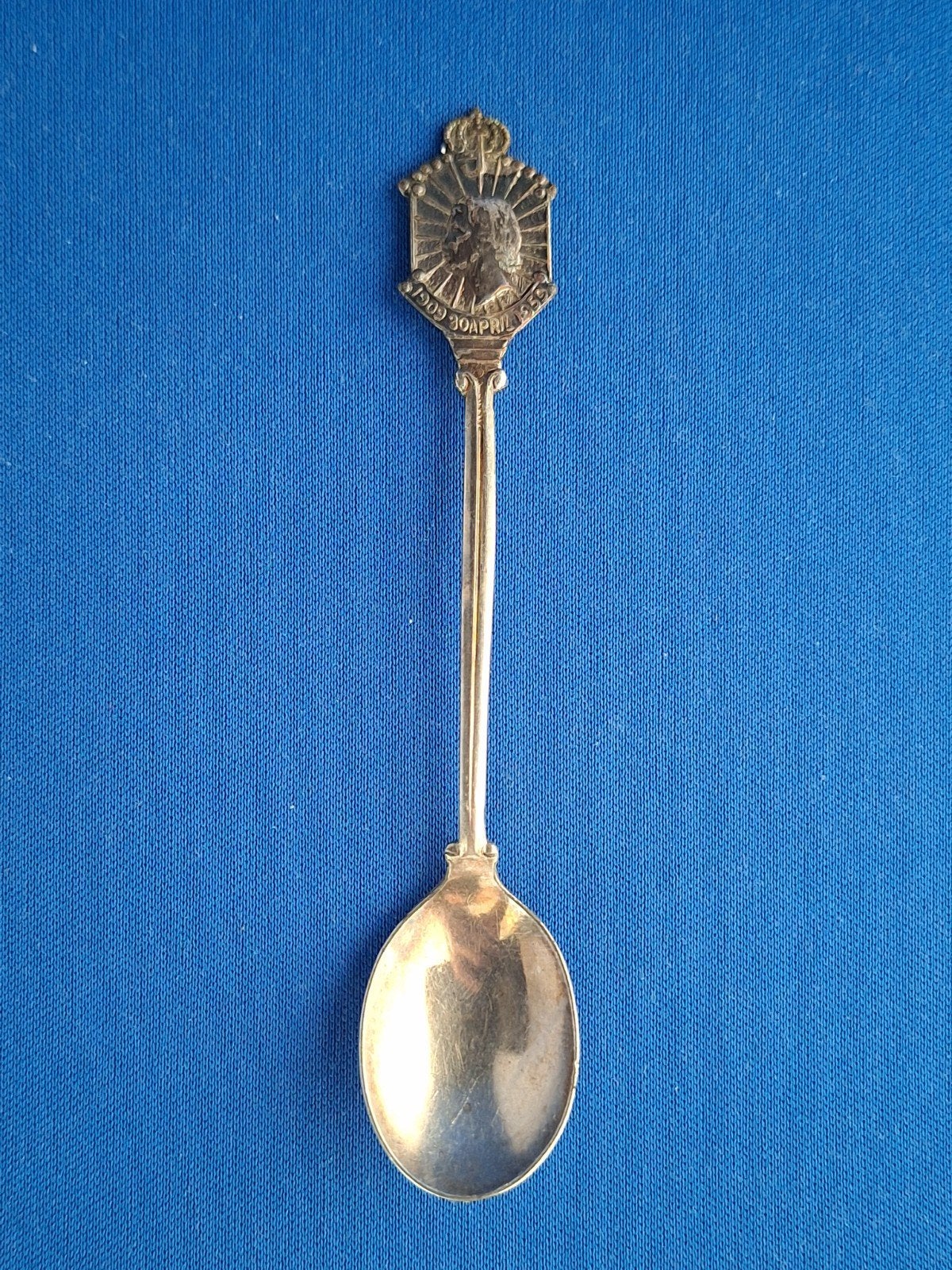 Zilverkleurig Herdenkingslepel Koningin Wilhelmina 1938, Antiek en Kunst, Antiek | Bestek, Ophalen of Verzenden