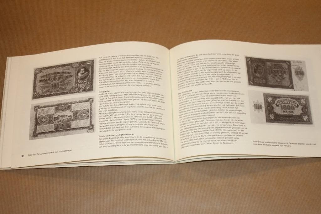 Papier om te Roulleren — Geschiedenis van het Papiergeld, Ophalen of Verzenden, Boek of Naslagwerk