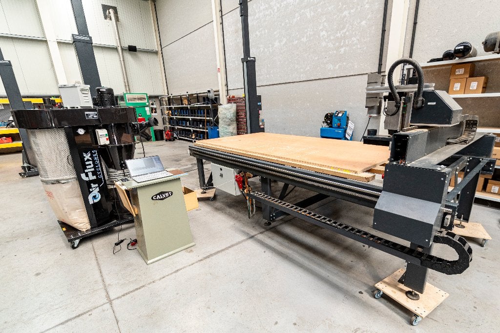 Columbus CNC frees + Air Flux Cycloonstofafzuiging + Laptop, Ophalen, Elektrisch, Overige soorten