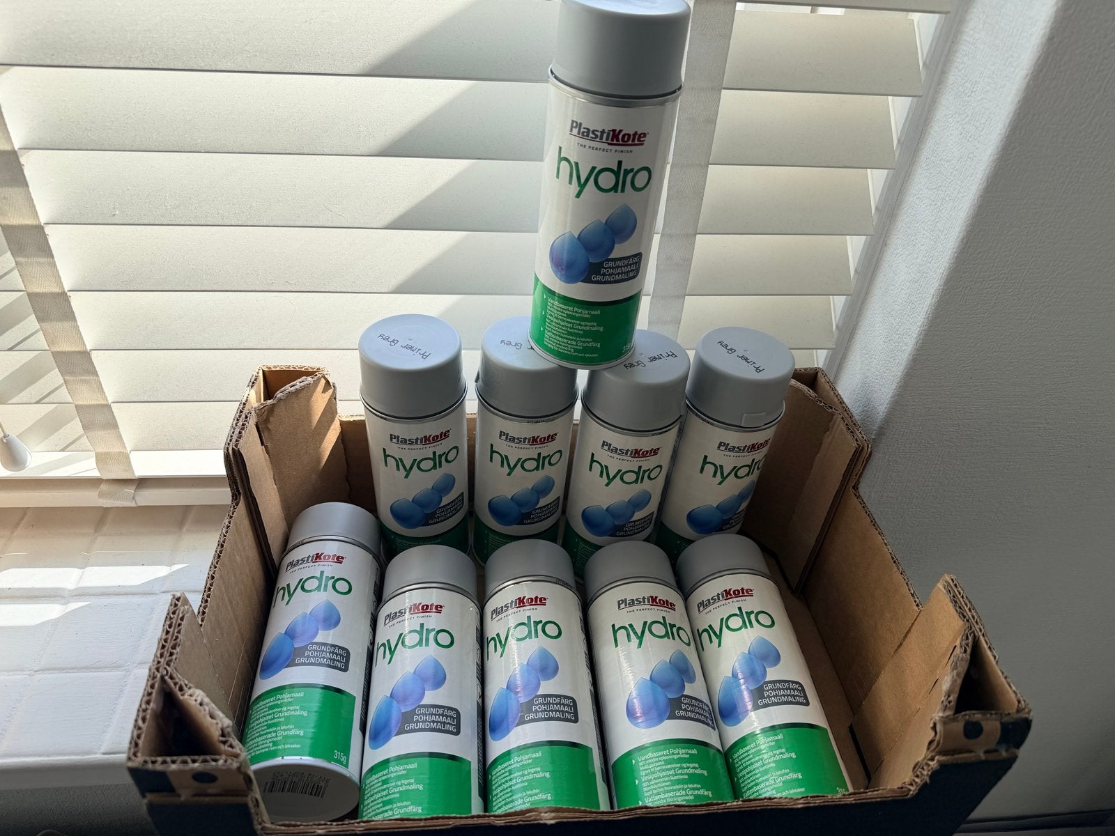 PlastiKote Hydro Grondverf / Primer spuitbus 350ml (nieuw), Ophalen, Overige kleuren, Nieuw, Verf