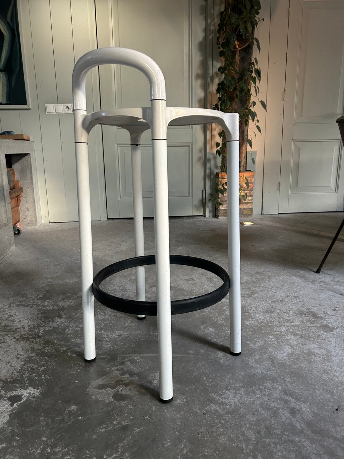 Vintage design Kartell 'Polo' Barkruk, Huis en Inrichting, Ophalen, Gebruikt