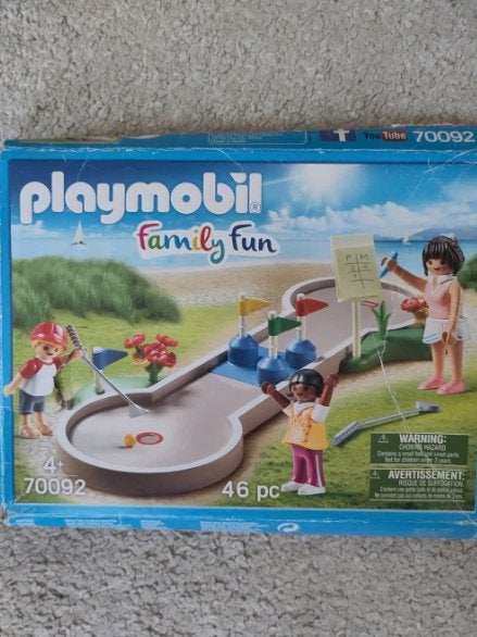 Playmobil Family Fun Mini Golf Set 70092, Complete set, Overige typen, Zo goed als nieuw, Family fun