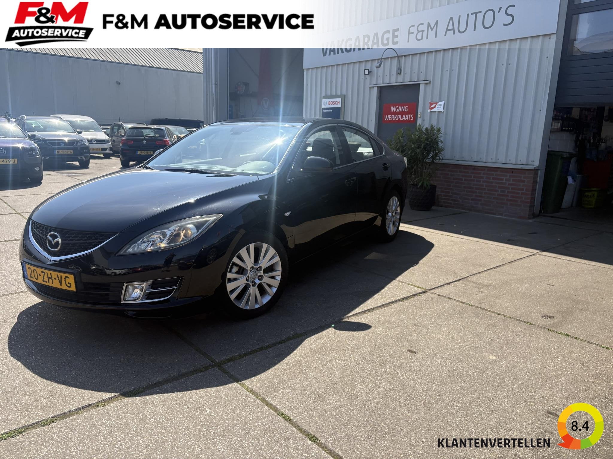 Mazda 6 1.8 Exclusive Airco, cruise, Auto's, Mazda, Voorwielaandrijving, Gebruikt, 4 cilinders, Zwart