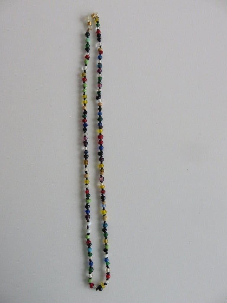 Brillenkoord, brillenketting van glaskraaltjes, Overige merken, Zonnebril, Overige kleuren, Ophalen of Verzenden