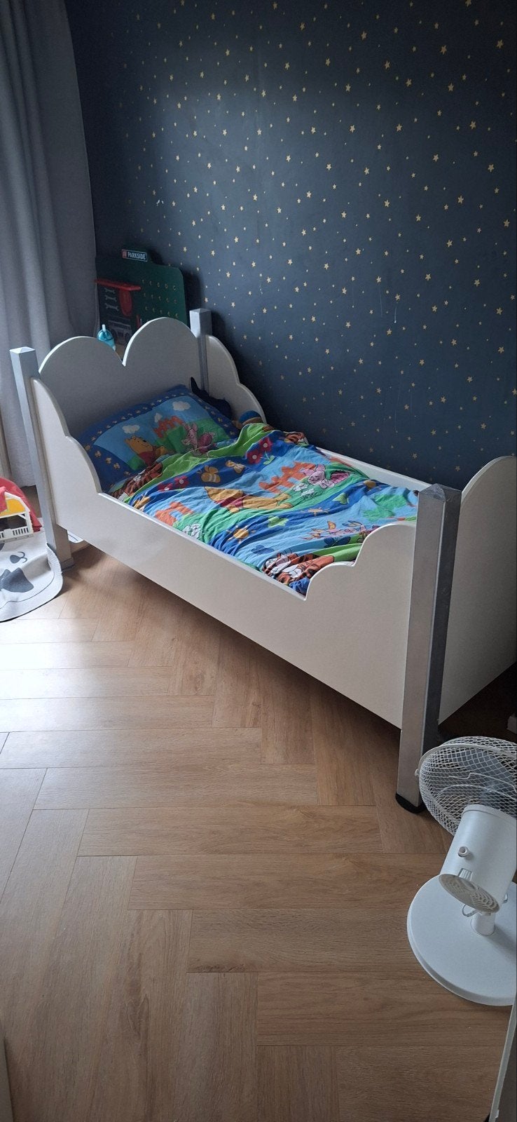 Peuter/kleuter bed met matras, Kinderen en Baby's, Kinderkamer | Bedden, Ophalen, Gebruikt, 70 tot 85 cm, 140 tot 160 cm